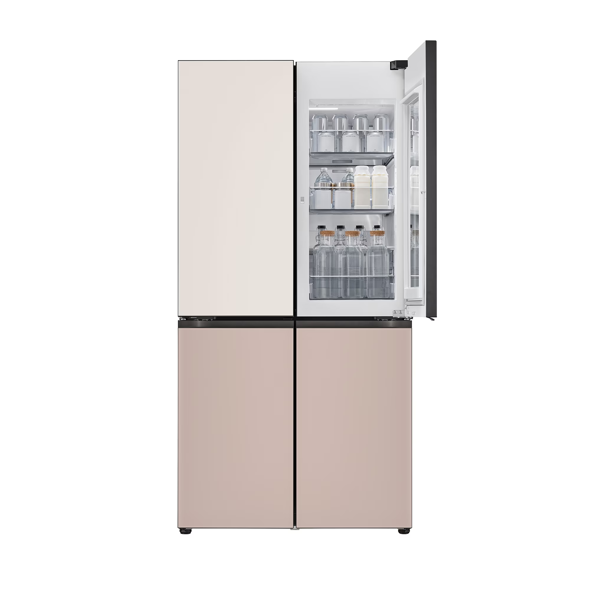 LG 디오스 AI 오브제컬렉션 STEM 베이직 냉장고 (노크온 더블매직스페이스)